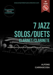 7 Jazz Etudes Duets for Clarinet - Intermediate